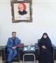 دیدار و گفتگو رئیس شورای شهر شهرستان بم با معاونت توسعه مدیریت و‌منابع دانشگاه علوم‌پزشکی بم